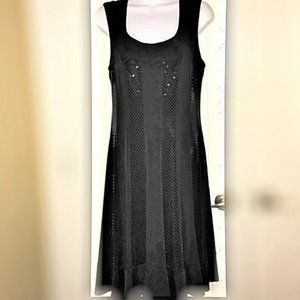 CONNECTED APPAREL Sleeveless Swing Dress